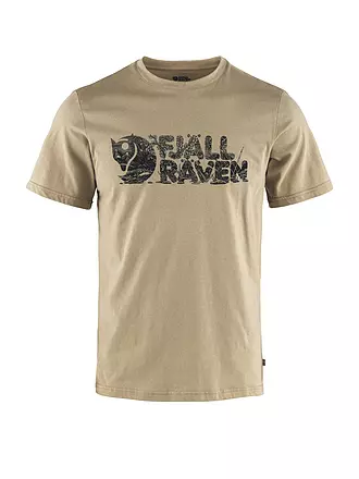 FJÄLLRÄVEN | Camiseta funcional para hombre Lush Logo | camel